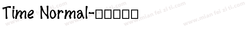 Time Normal字体转换
